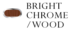 Bright chrome/wood